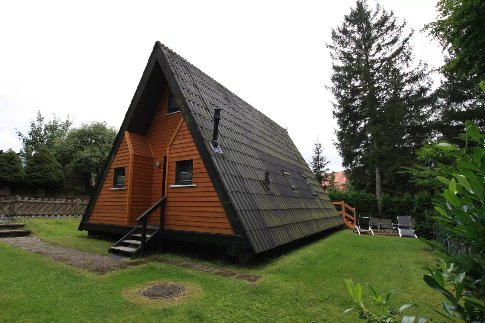 Typ A -  Nurdachhaus - mit Haustier-Exterior summer