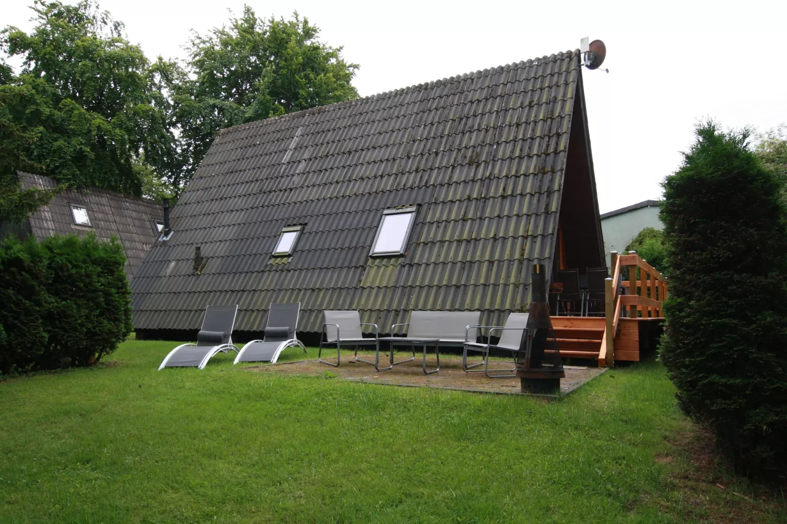Typ A -  Nurdachhaus - mit Haustier-Exterior summer