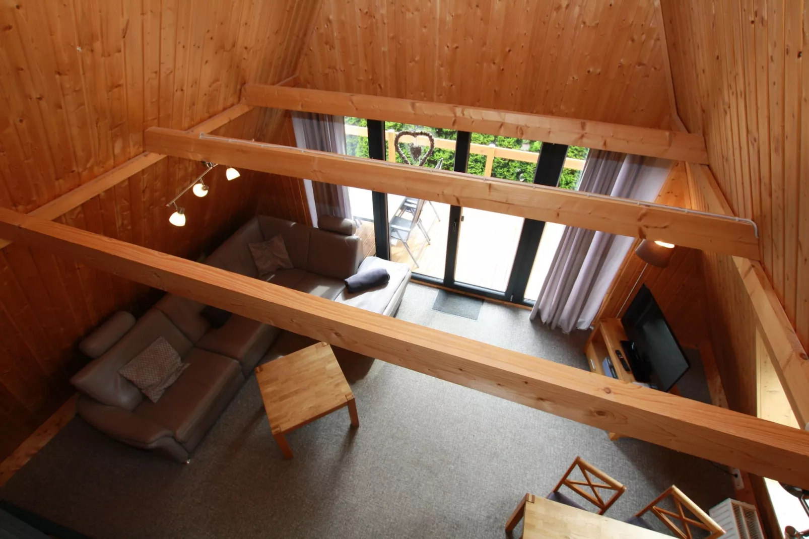 Typ A -  Nurdachhaus - mit Haustier-Living room