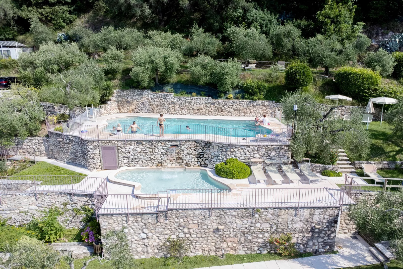 Residence Borgo Alba Chiara, Toscolano-trilo 50-60 qm-Pool