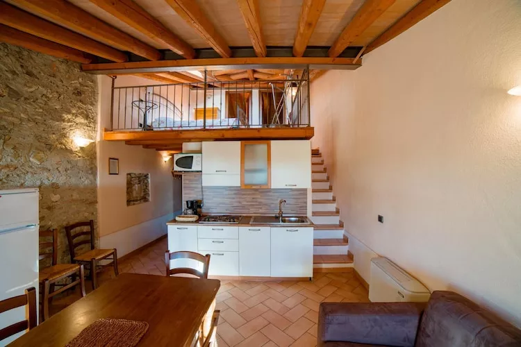 Residence Borgo Alba Chiara, Toscolano-trilo 60-80 qm-Living room