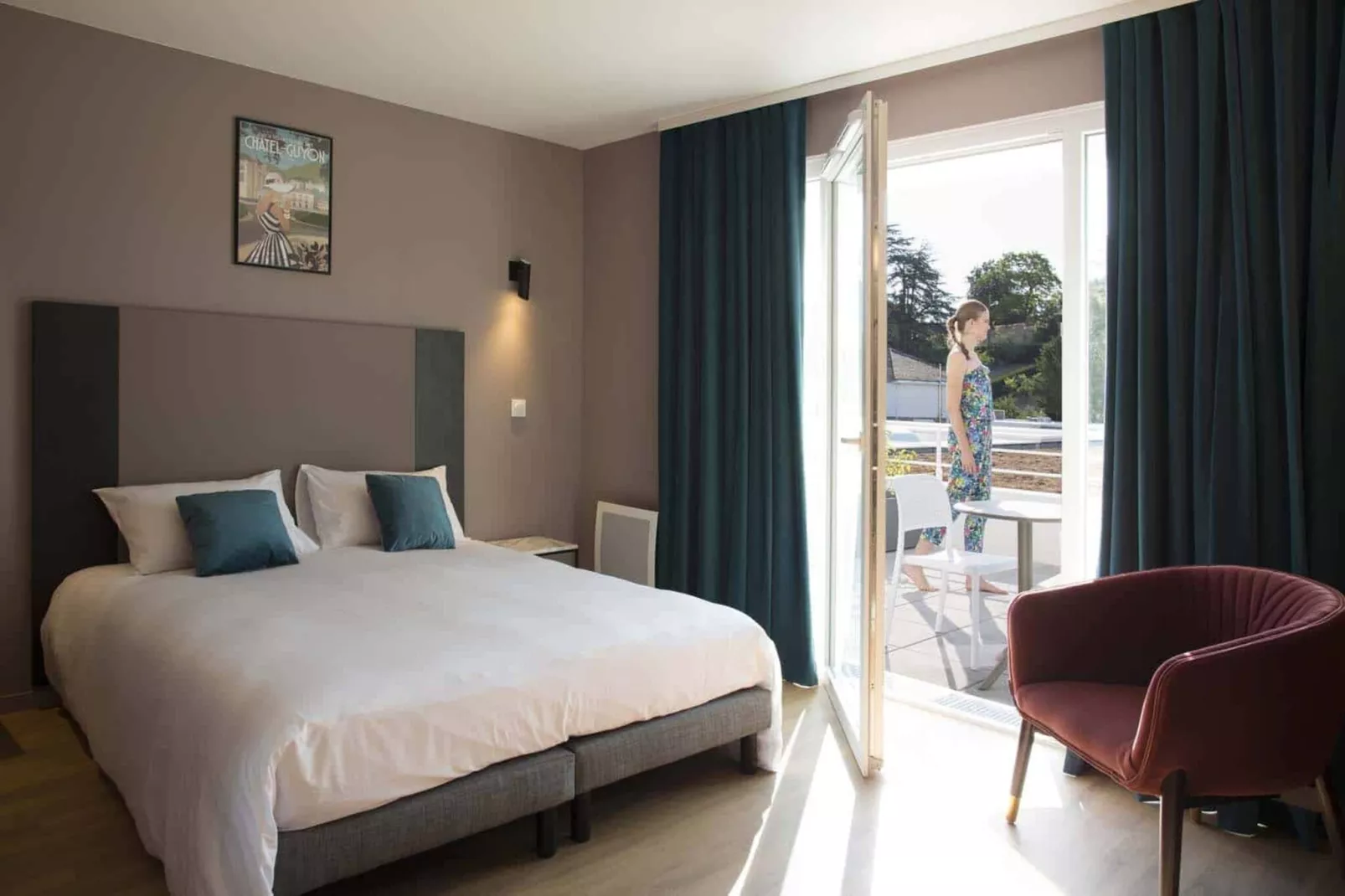 Aiga Resort Thermal Châtel-Guyon - Studio Alou-Bedroom