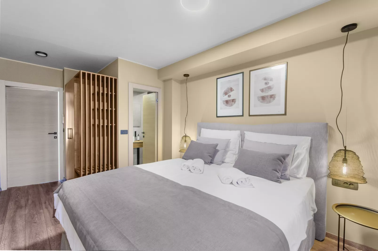 Quercus village App 3 with private pool-Chambre