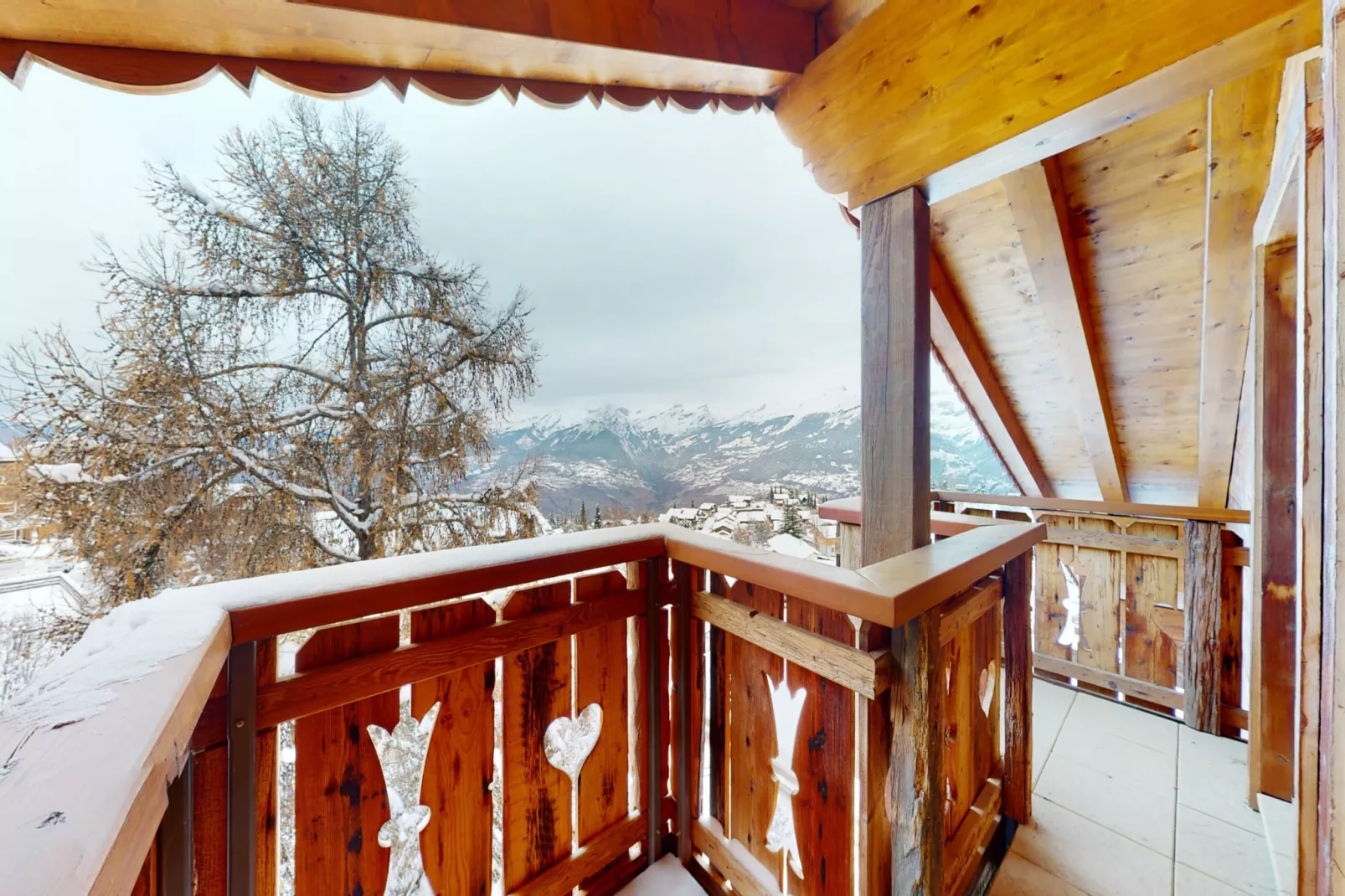 Terrasses du Paradis 7A LUXE & CENTER apart 7 pers-Balcon-terrasse