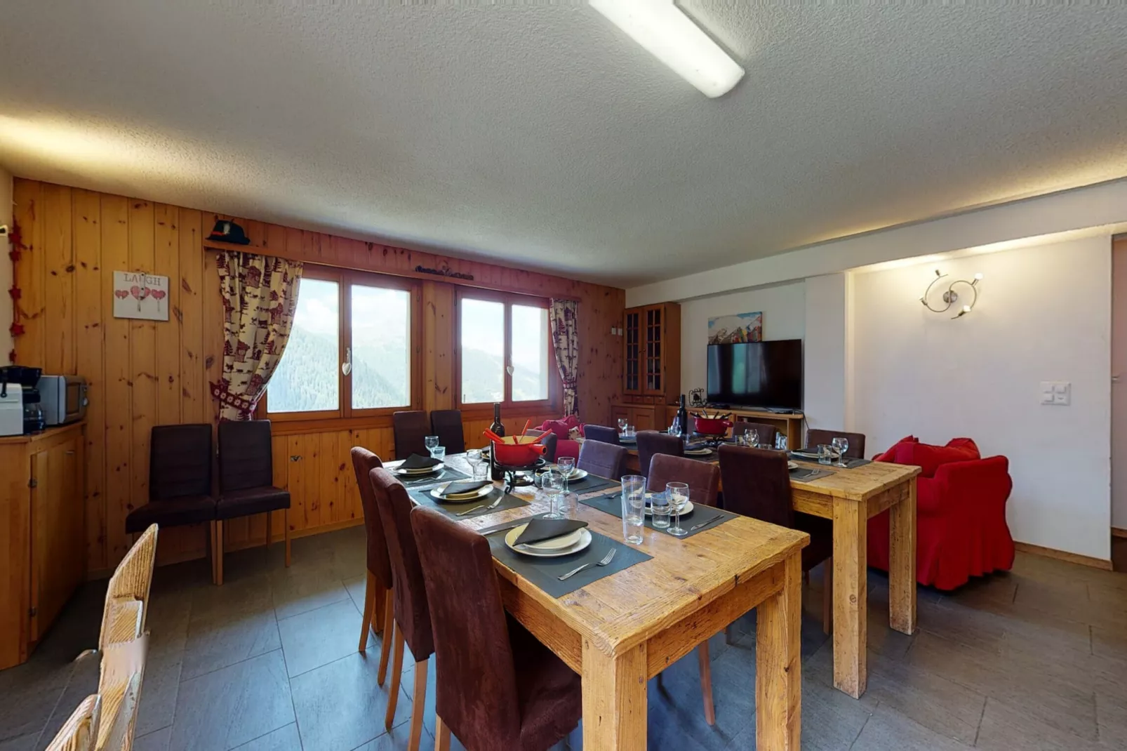 Des Alpes 004 - ON THE SLOPES apartment 16 pers-Dining room