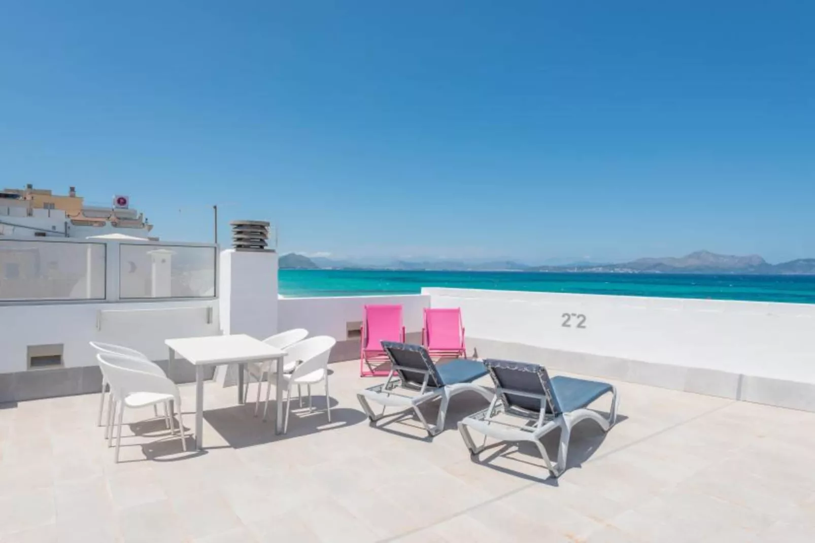 Blau Blue 2-Balcon-terrasse