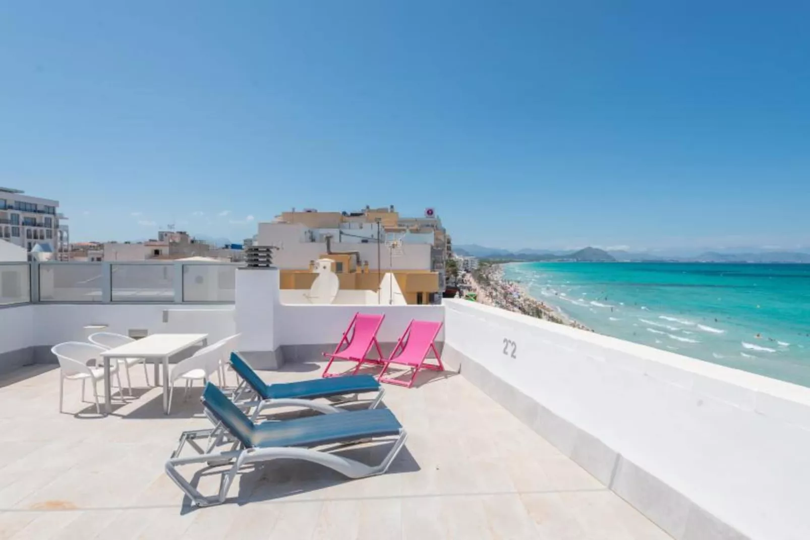 Blau Blue 2-Balcon-terrasse