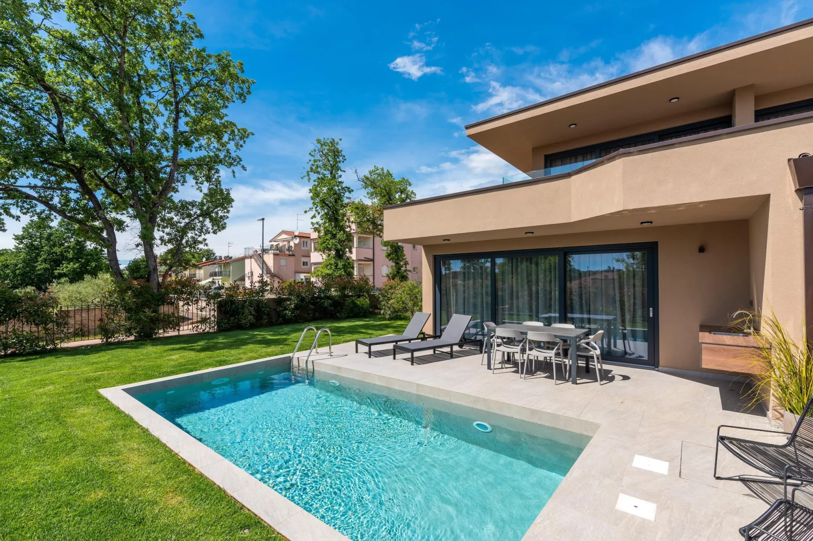 Quercus village App 10 with private pool-Piscine