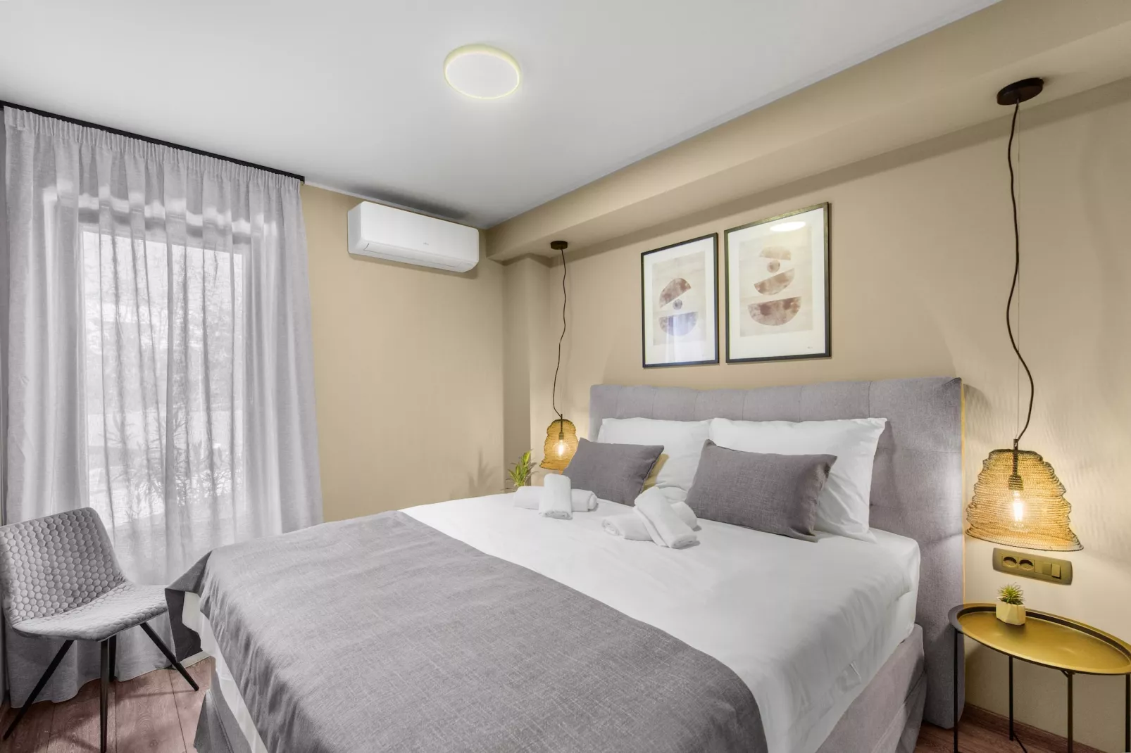 Quercus village App 10 with private pool-Chambre