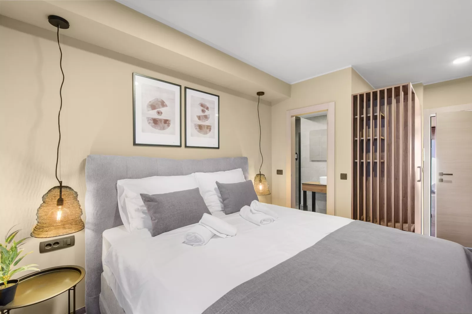Quercus village App 10 with private pool-Chambre