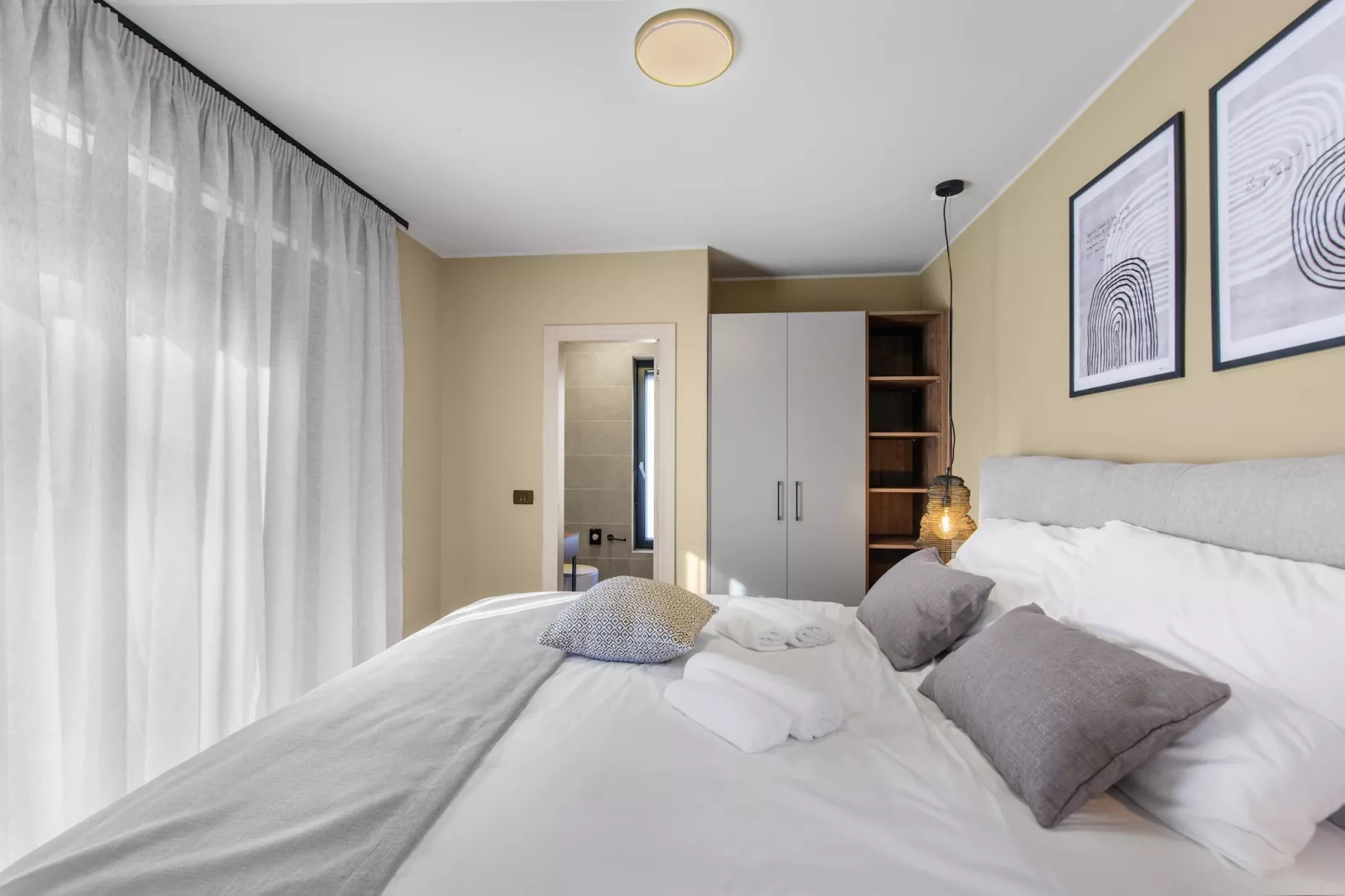 Quercus village App 10 with private pool-Chambre