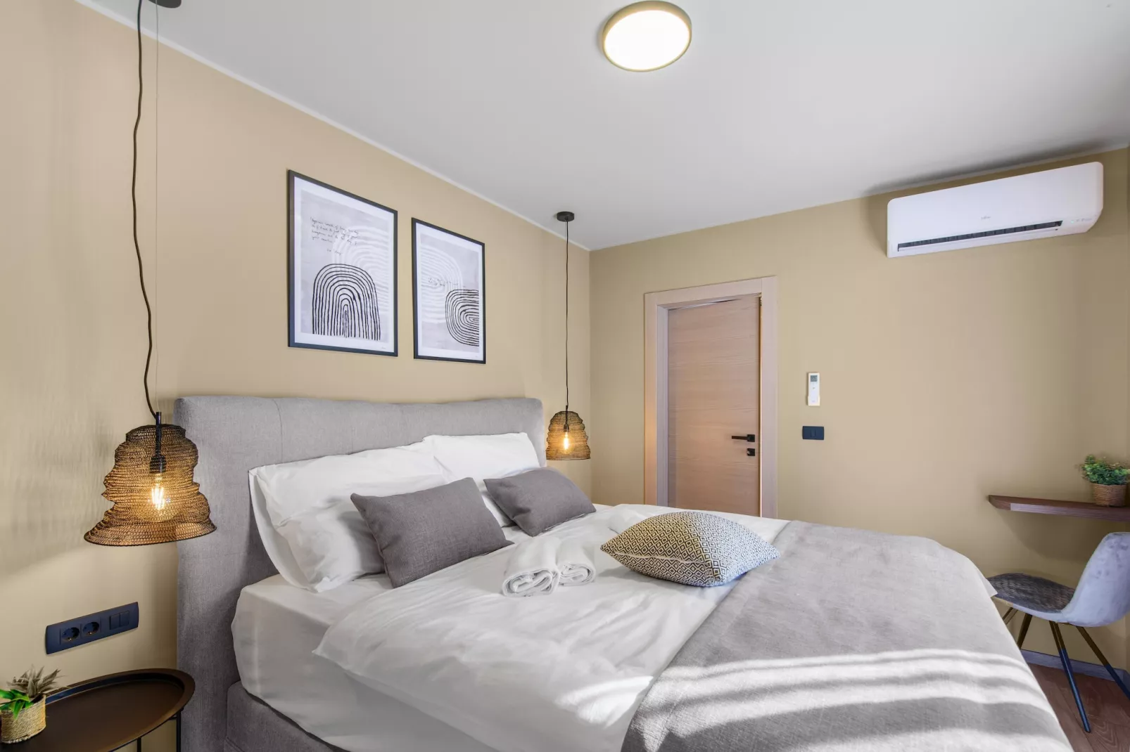 Quercus village App 10 with private pool-Chambre