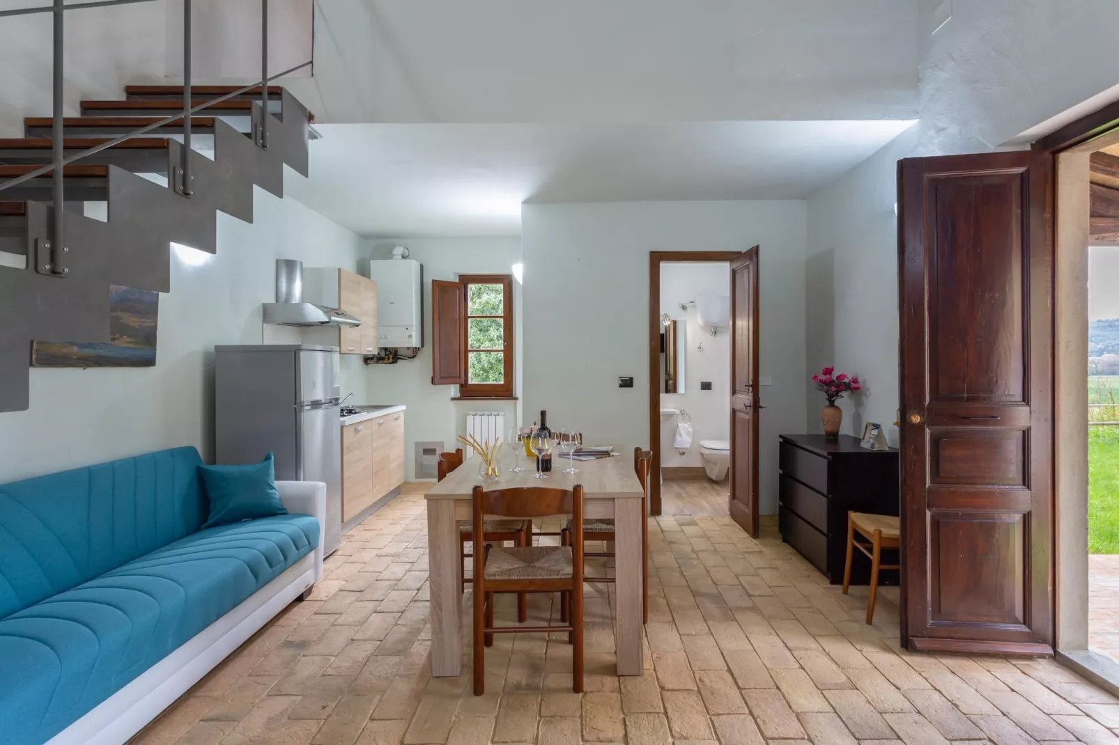 GH Borgo Pulciano in Montone - BEV2B / A2 / 2 Raum App Classic - 2 pax-Living room