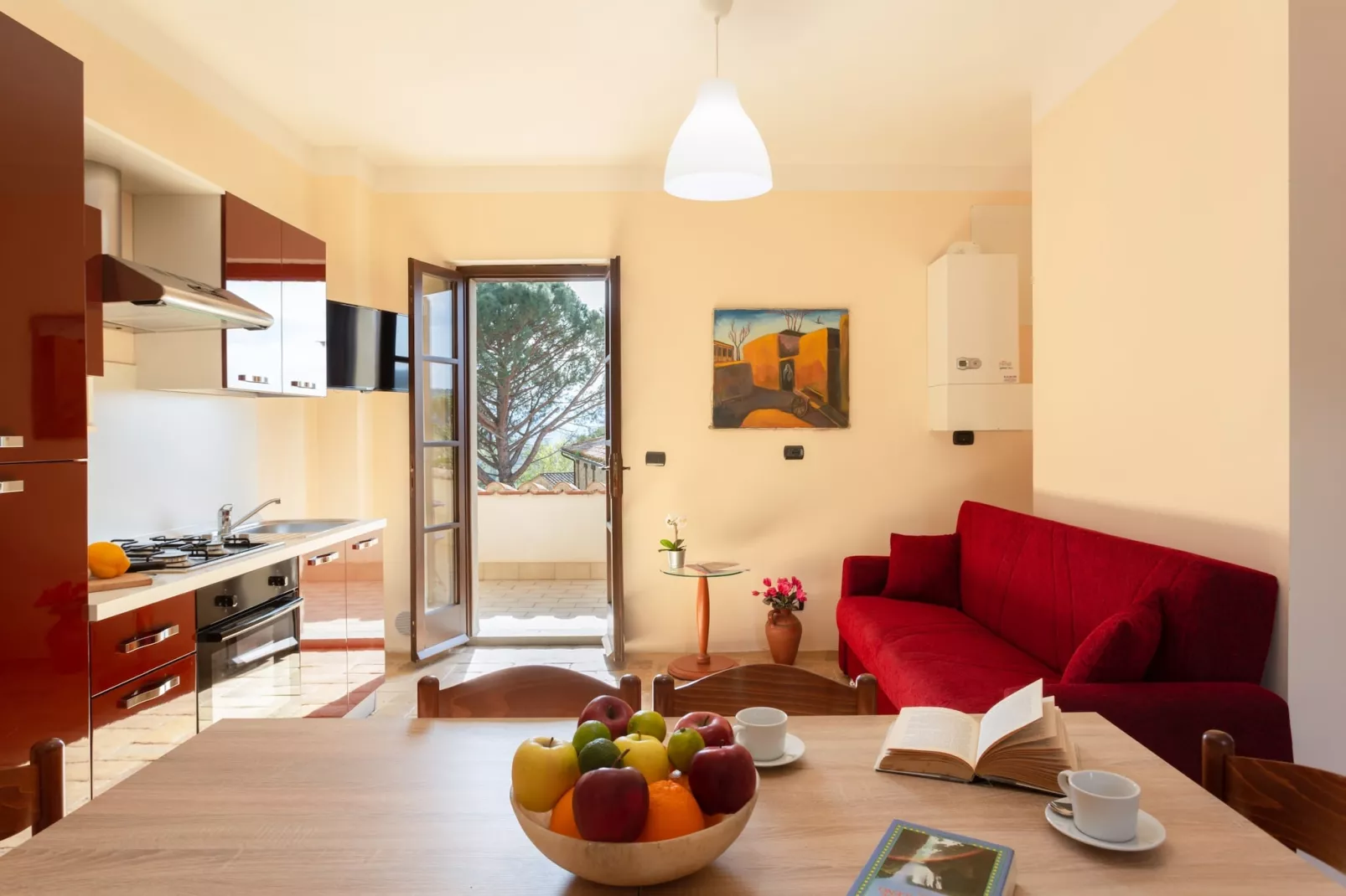 GH Borgo Pulciano in Montone - BEV2B / A2 / 2 Raum App Classic - 2 pax-Living room
