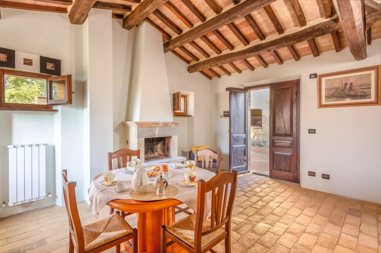 GH Borgo Pulciano in Montone - BEV2B / A2 / 2 Raum App Classic - 2 pax-Living room