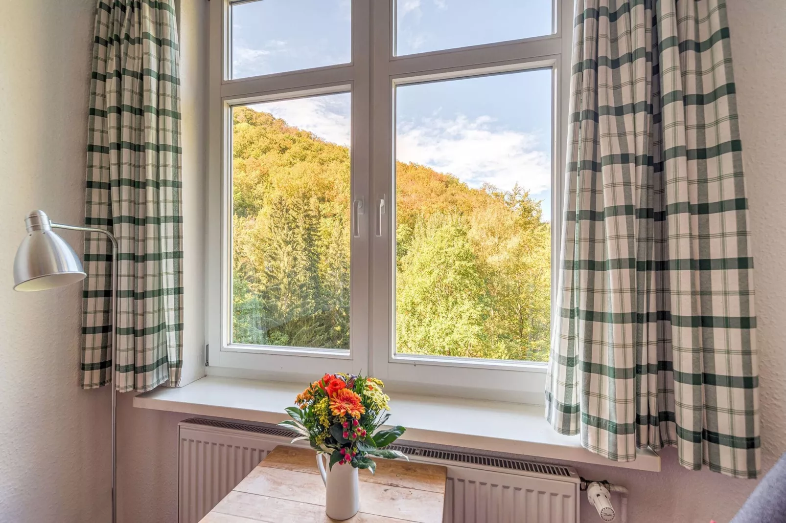 Historisches Waldhaus-View in summer
