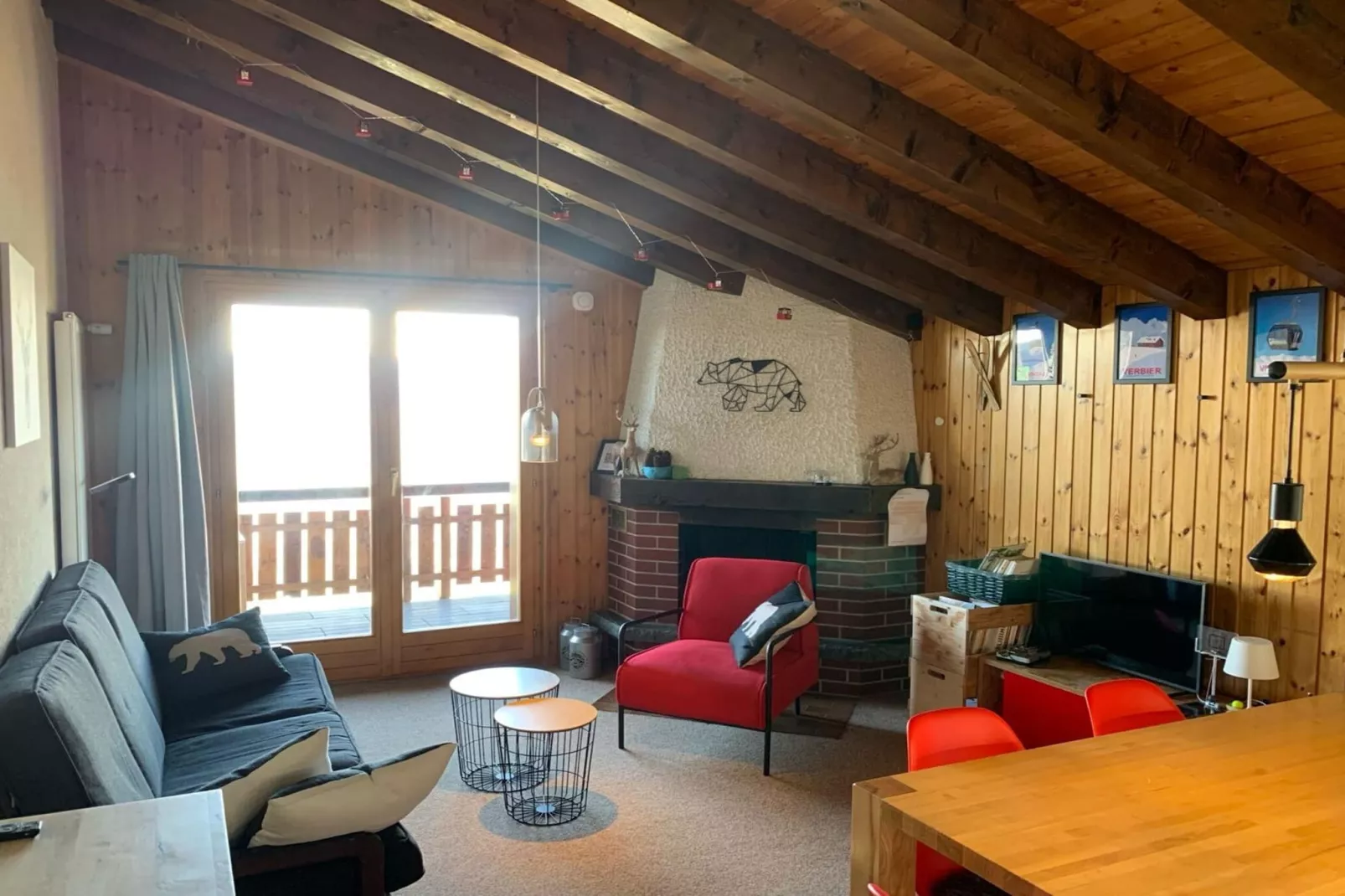Mayens de l'Ours CZ 030 - MOUNTAIN apartment 6 per-Living room