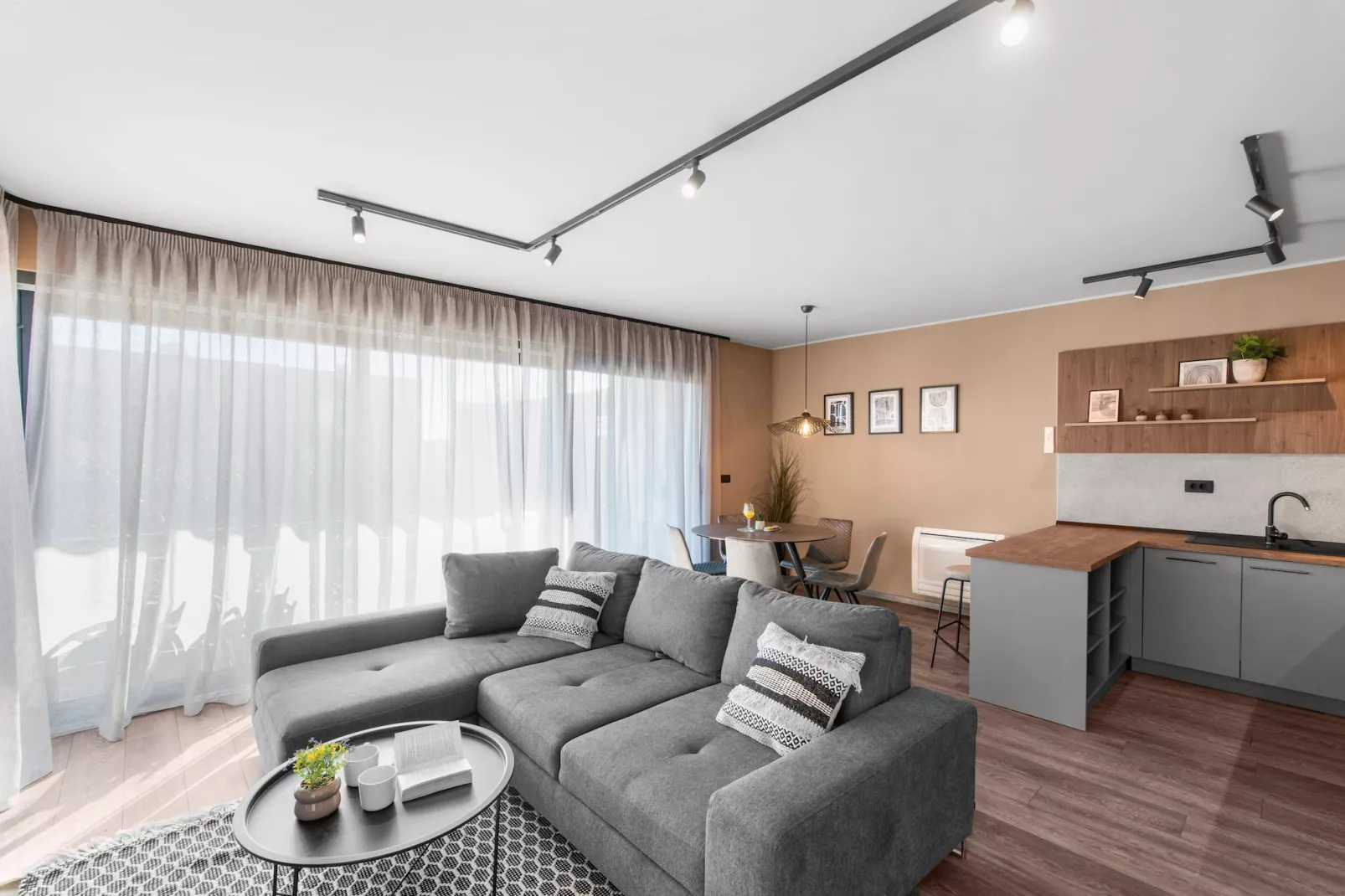 Quercus village App 12 with private pool-Salon