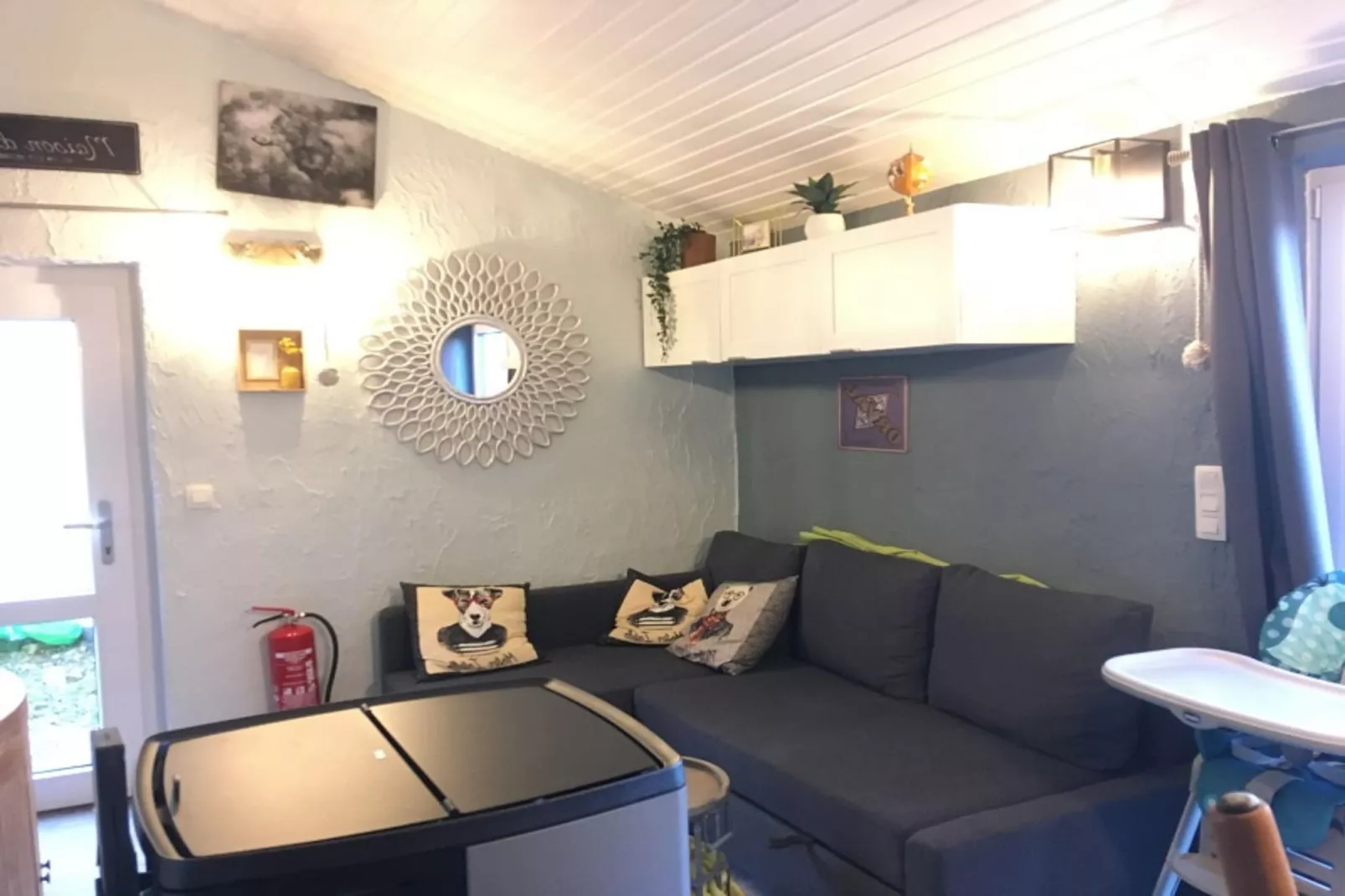 Refuge du Loup-Wohnzimmer
