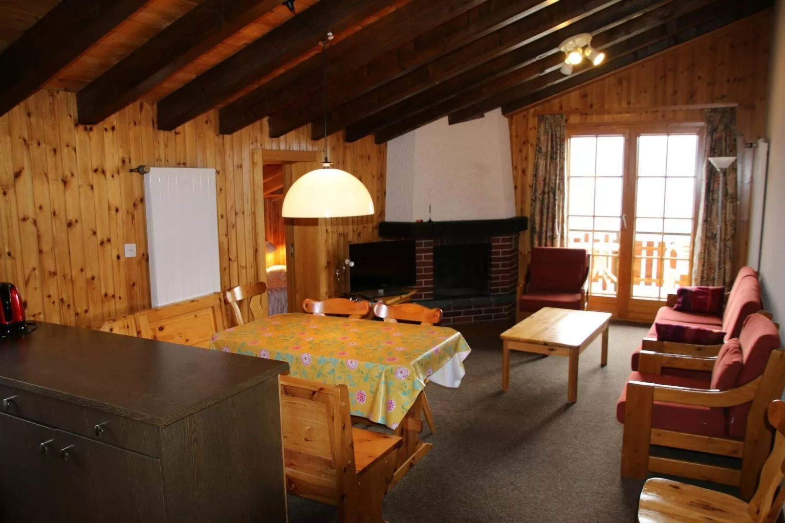 Mayens de l'Ours DZ 130 - MOUNTAIN apartment 8 per-Living room