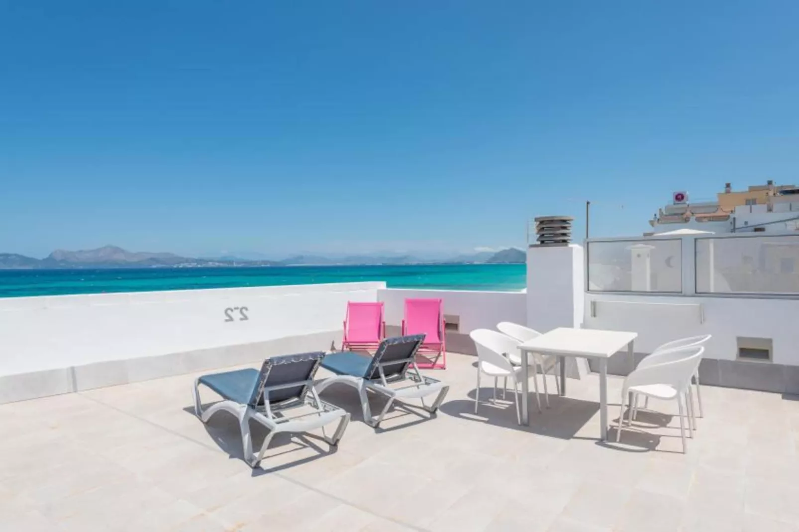 Blau Blue 2-Balcon-terrasse