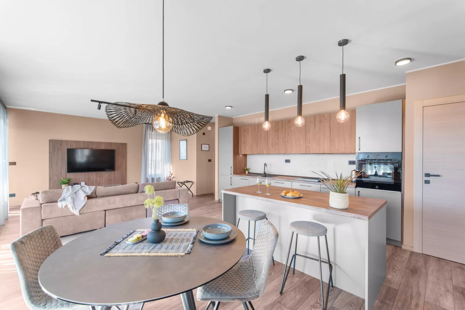 Quercus village penthouse 2 with bubble bath-Kitchen