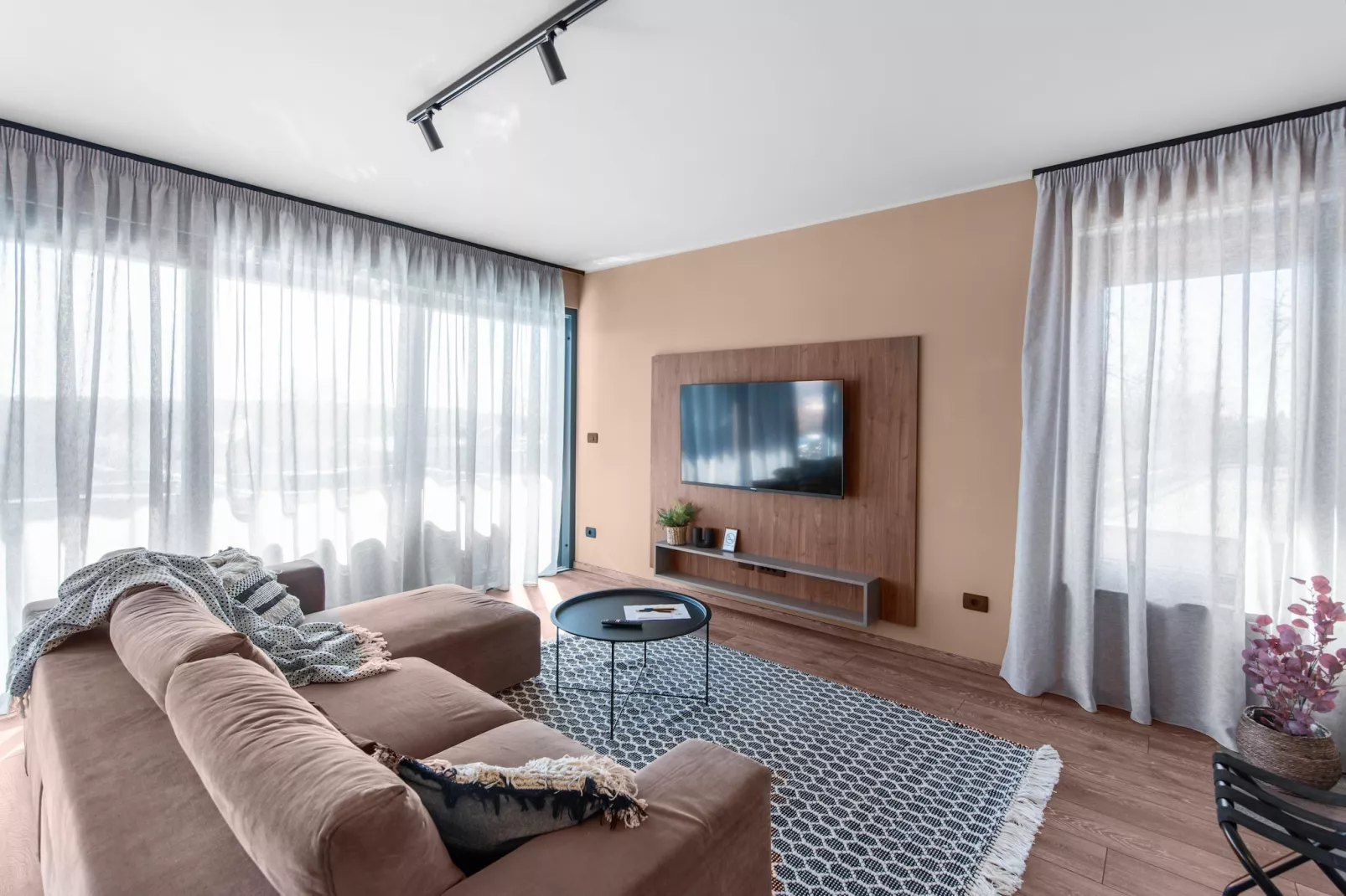 Quercus village penthouse 11 with bubble bath-Wohnzimmer