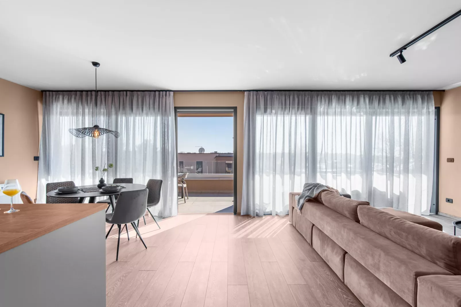Quercus village penthouse 11 with bubble bath-Wohnzimmer