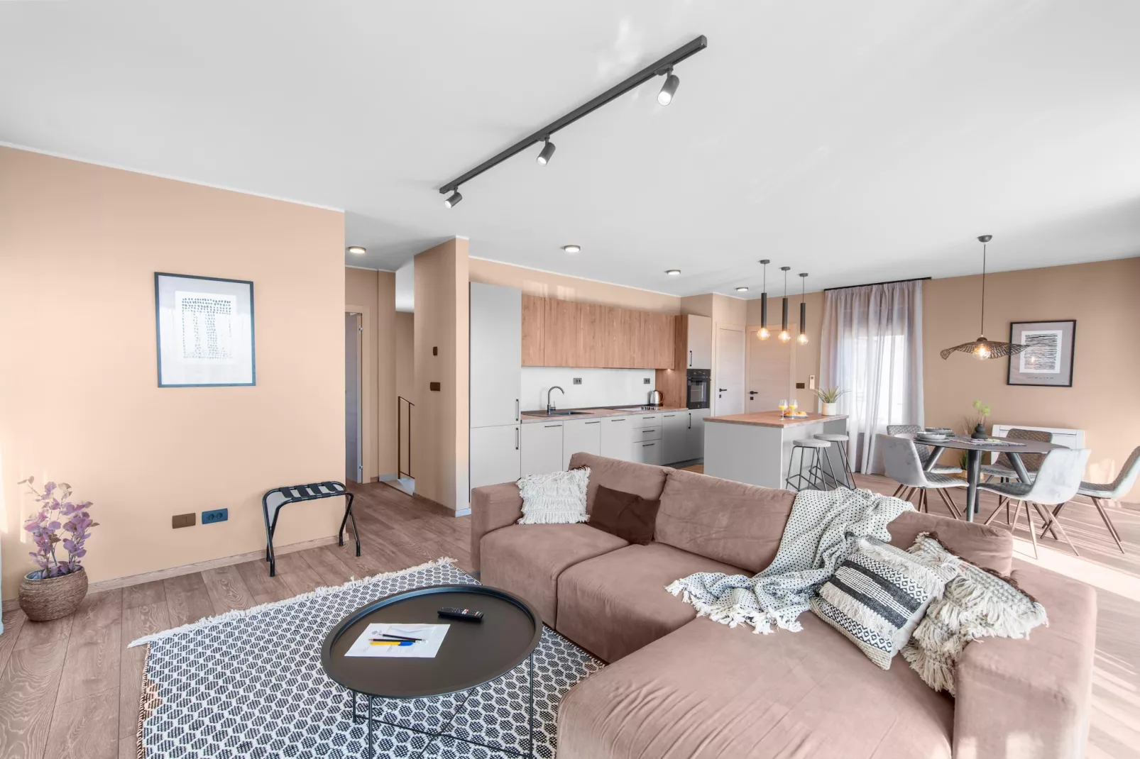 Quercus village penthouse 11 with bubble bath-Wohnzimmer
