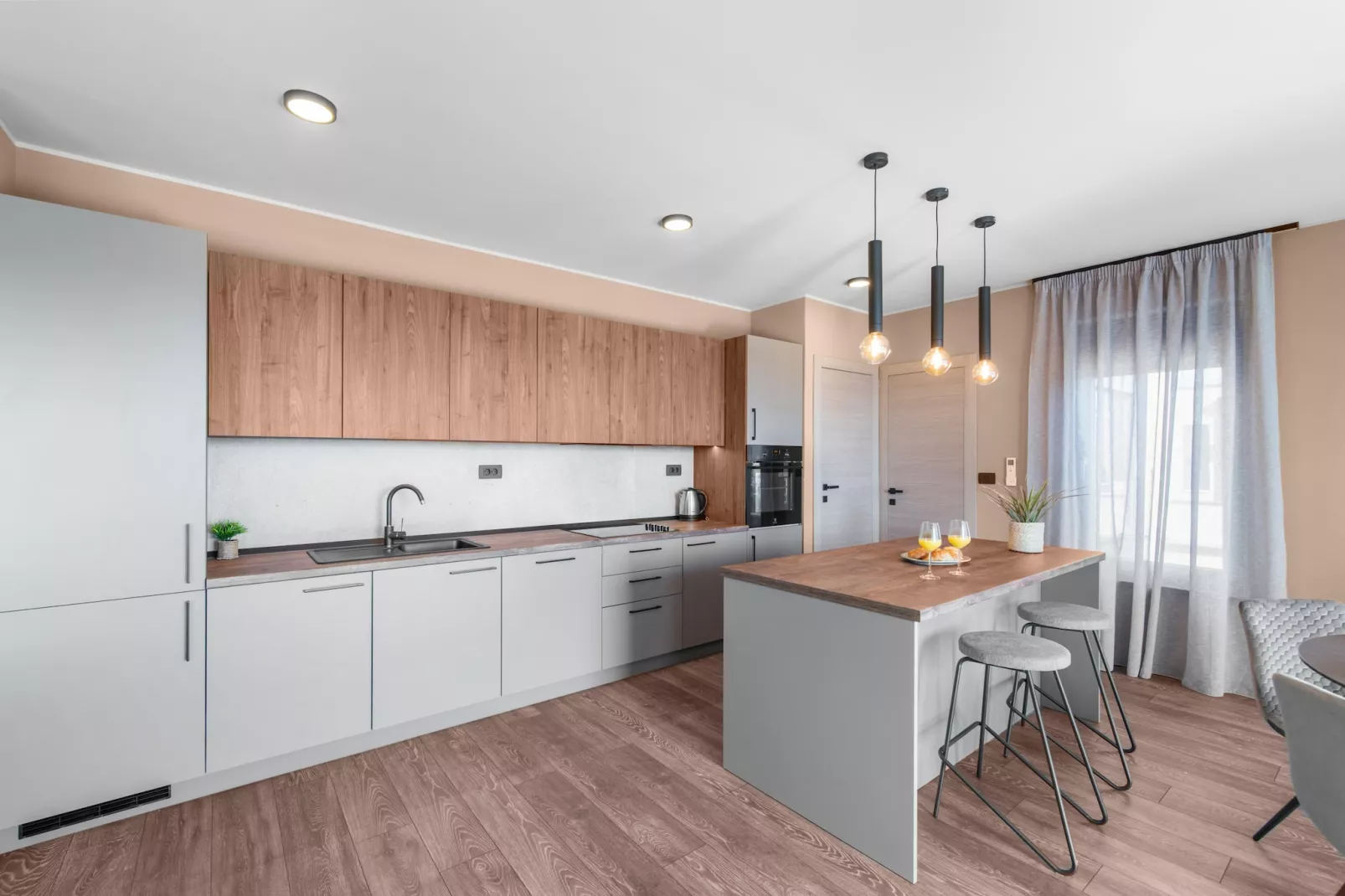 Quercus village penthouse 11 with bubble bath-Küche