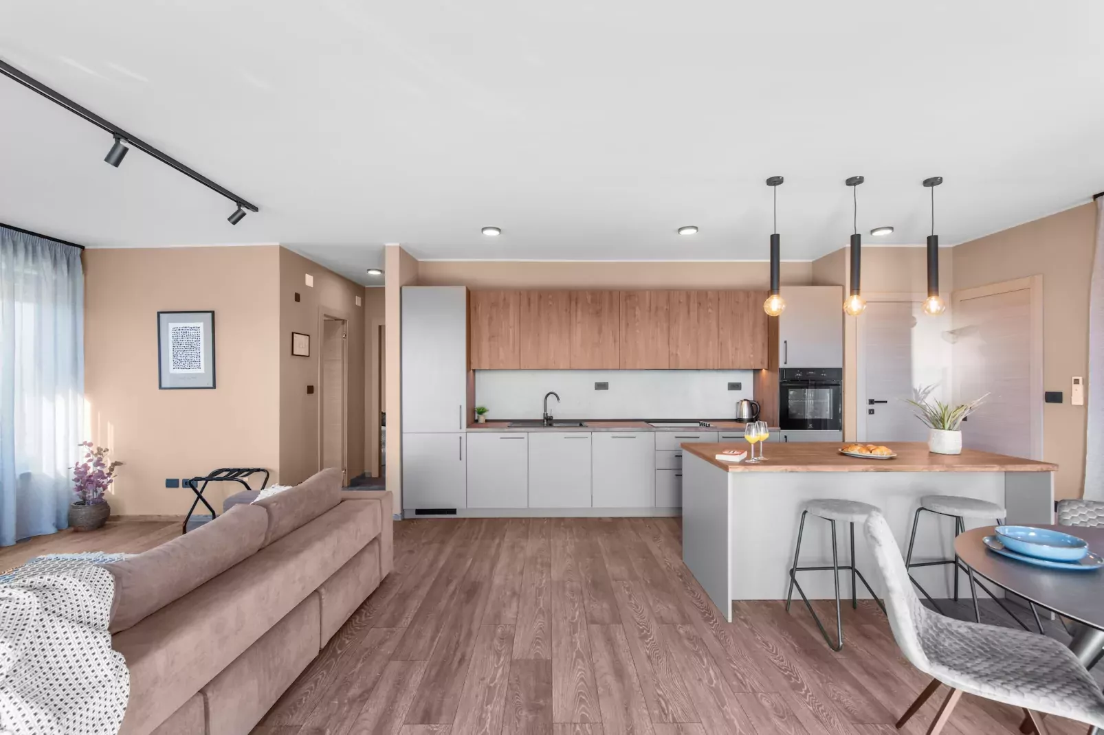 Quercus village penthouse 11 with bubble bath-Küche