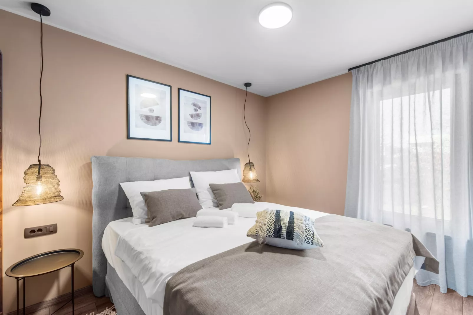 Quercus village penthouse 11 with bubble bath-Schlafzimmer