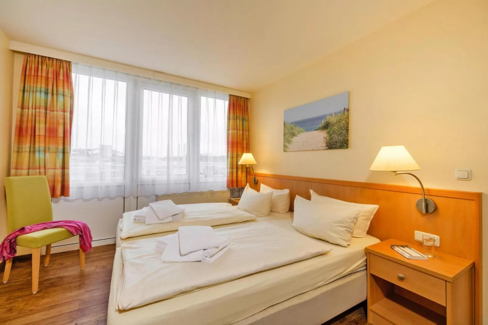 2-Zimmer-Appartement Seeseite "Am Park"-Bedroom
