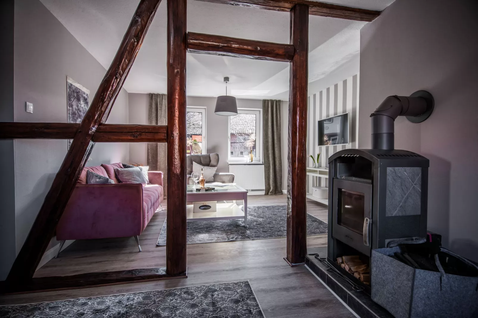 Ferienwohnung Stapelburg-Living room
