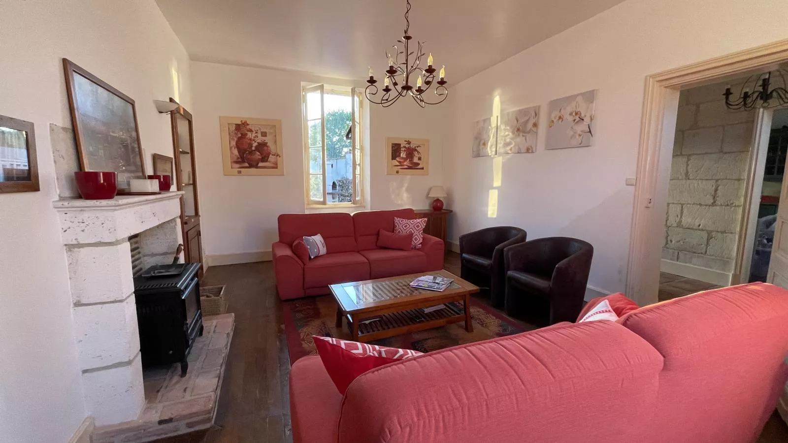 Gite Le Presbytère-Living room