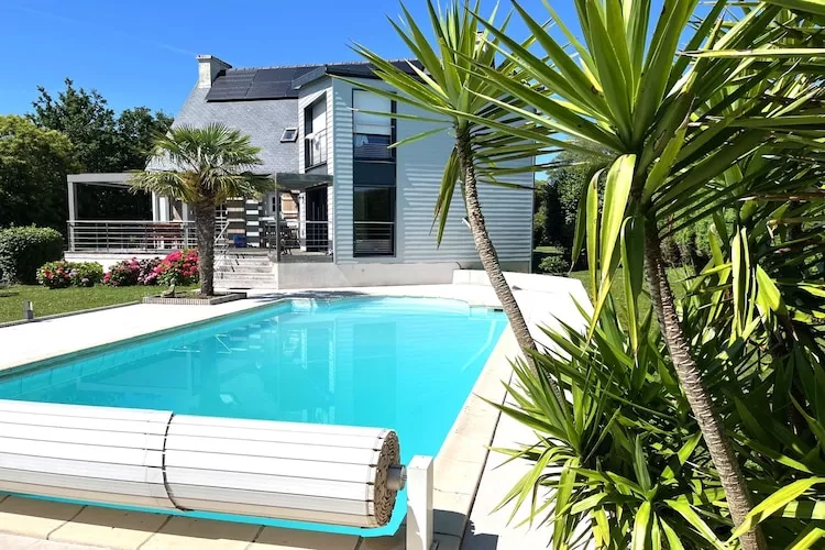 Holiday home Gouesnac'h-Außenbereich Sommer