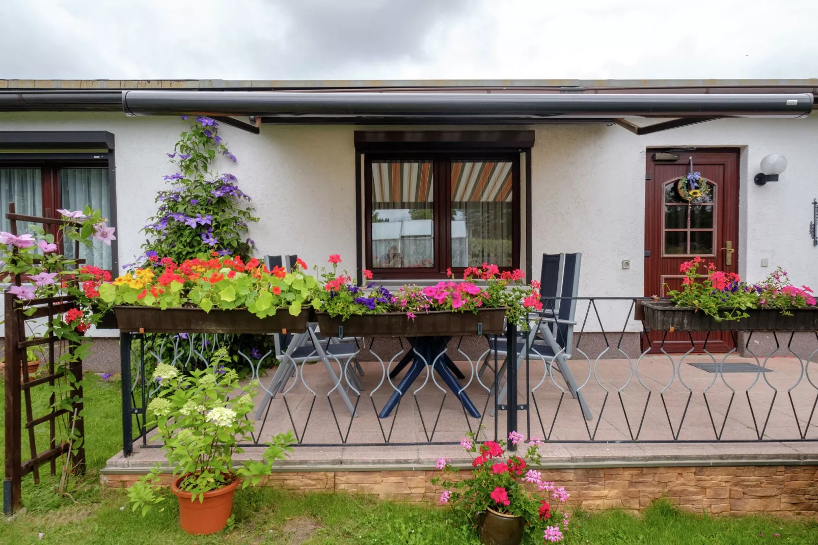 Ferienhaus im Harz-Terrassenbalkon