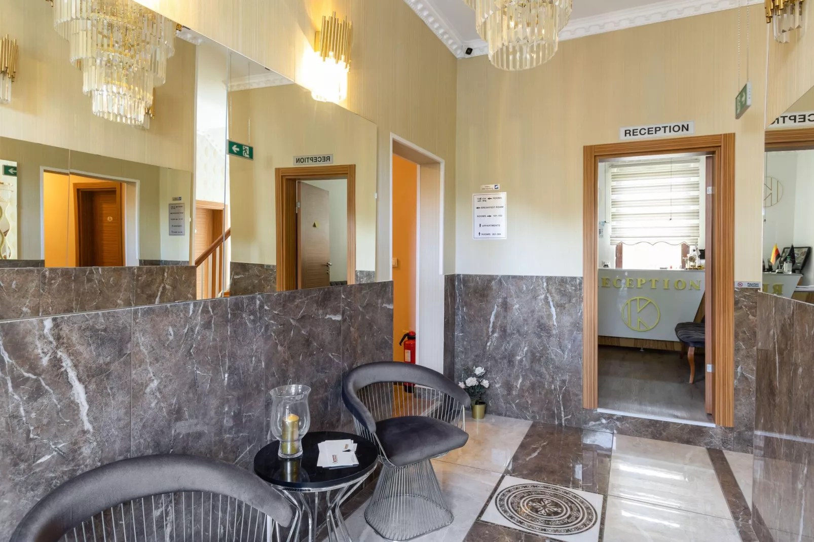 Apartment Oberhausen 2 Personen II-Reception hall