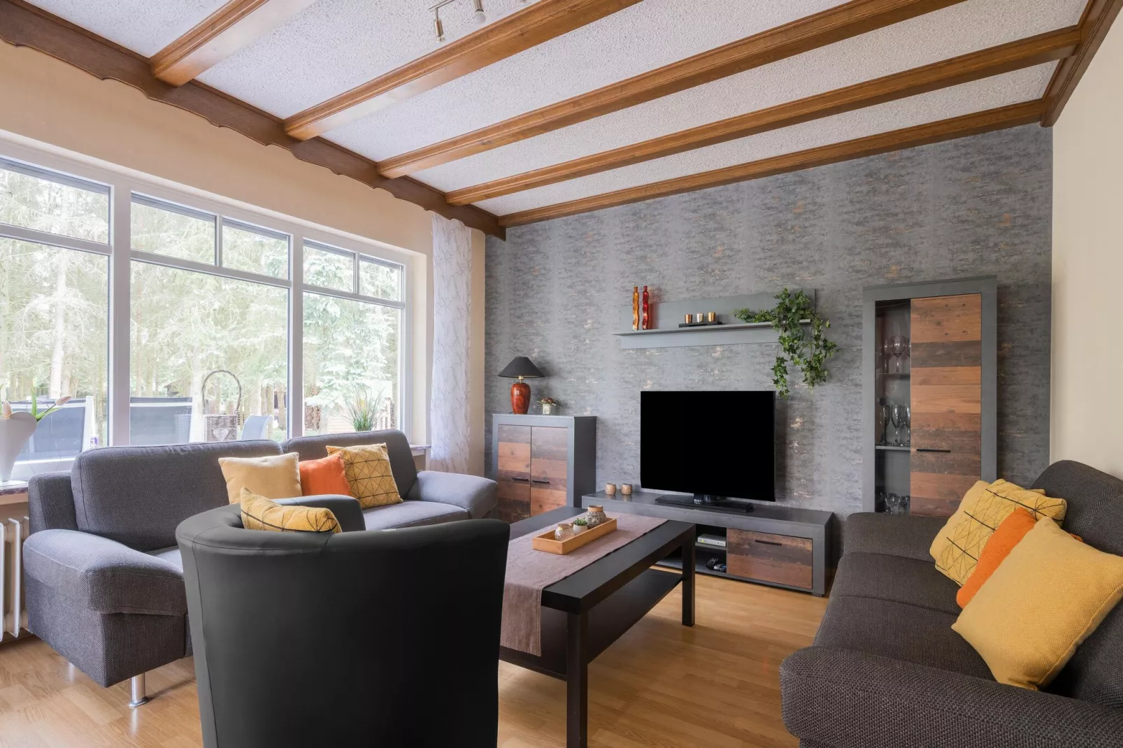 Ferienhaus zum Wäldchen-Living room