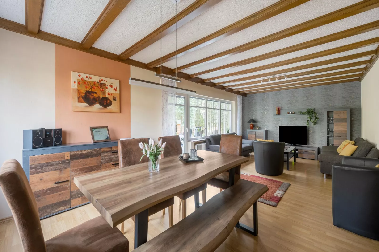 Ferienhaus zum Wäldchen-Living room