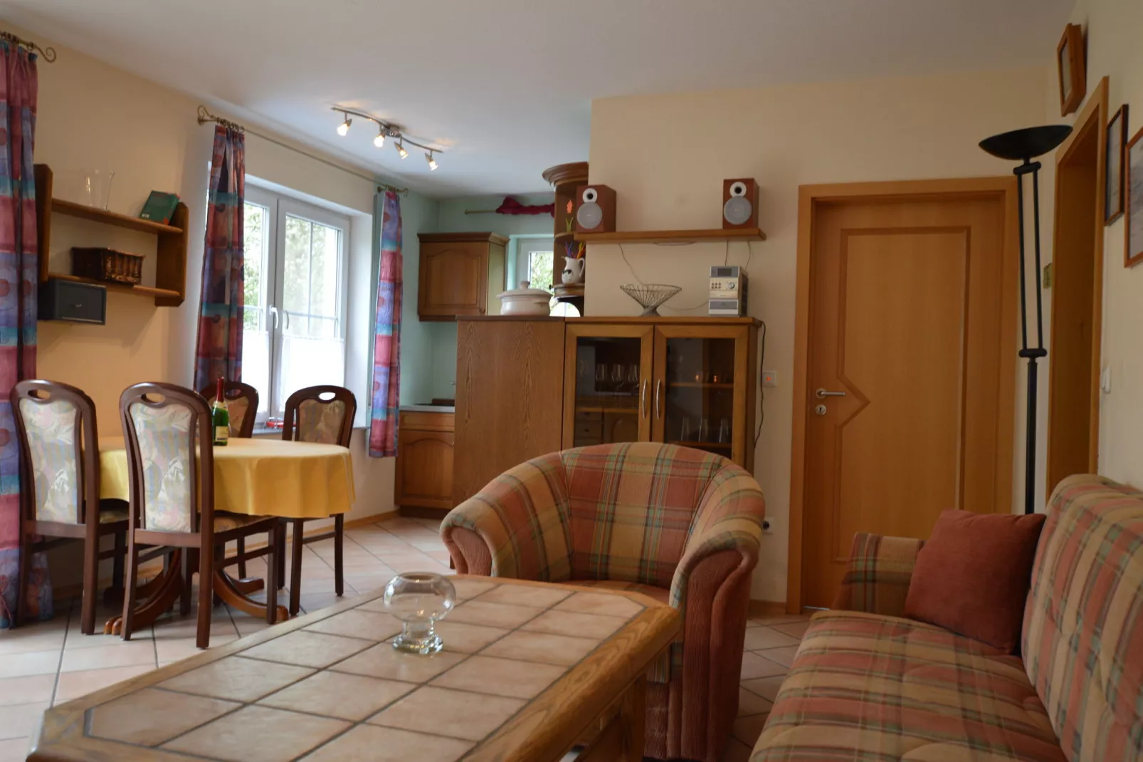 Ferienwohnung Grün - Wohnzimmer