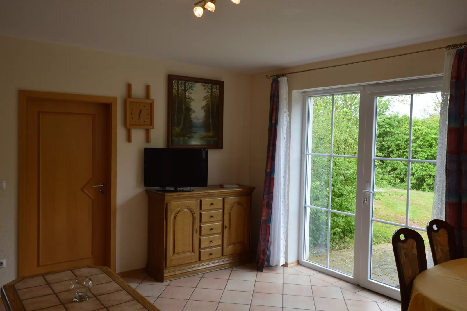 Ferienwohnung Grün - Wohnzimmer