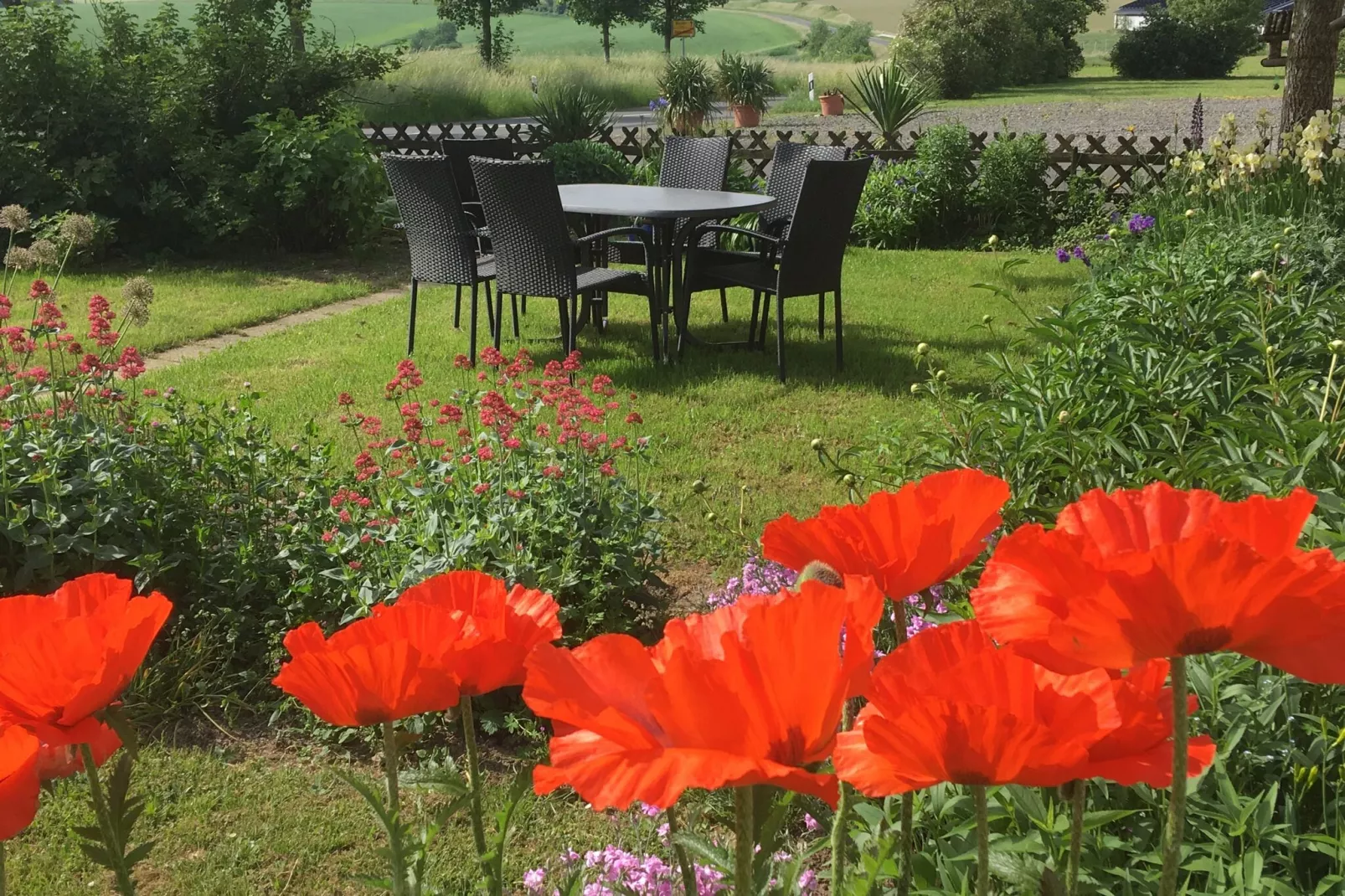 Blick zu Luxemburg-Gardens summer
