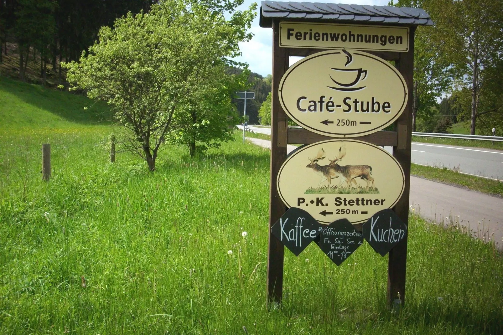 Am Damwildgehege-Areas summer 1km