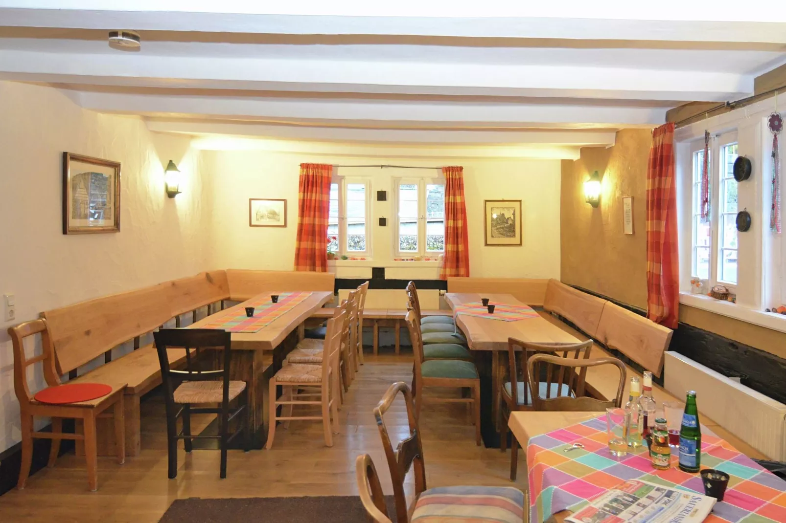 Rucksackherberge am Rothaarsteig-Dining room