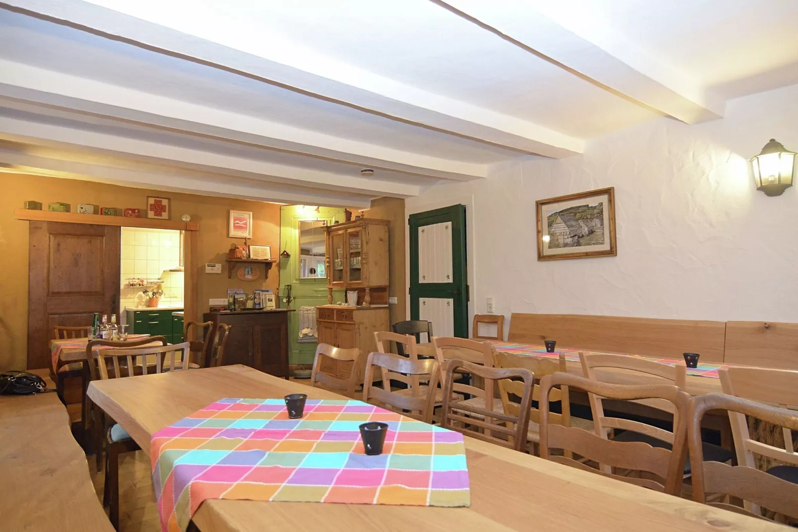Rucksackherberge am Rothaarsteig-Dining room