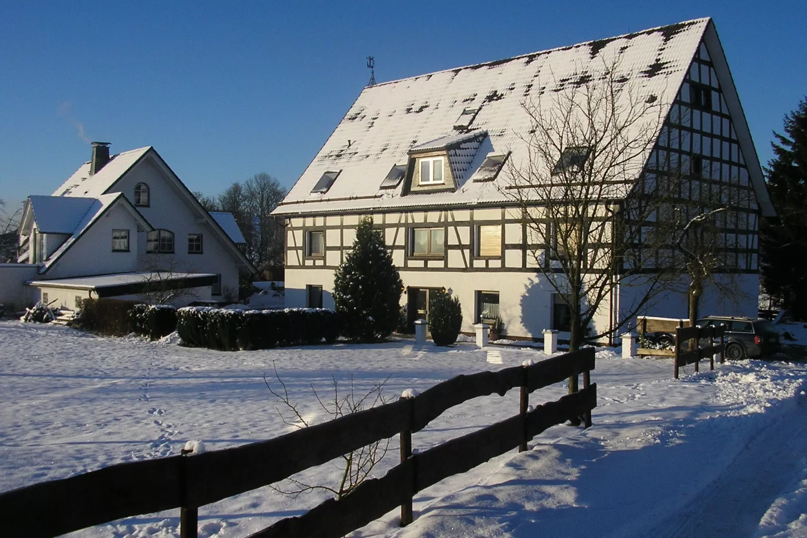 Ferienwohnung Silbecke-Außenbereich Winter