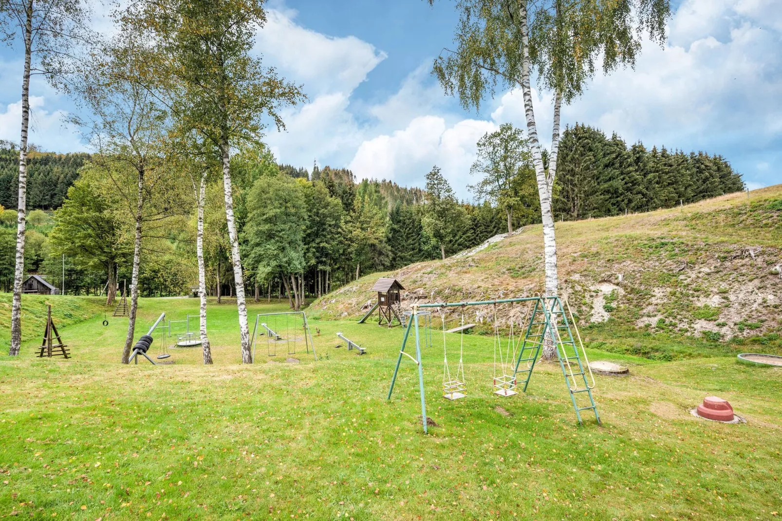 Dachsbau-Gardens summer