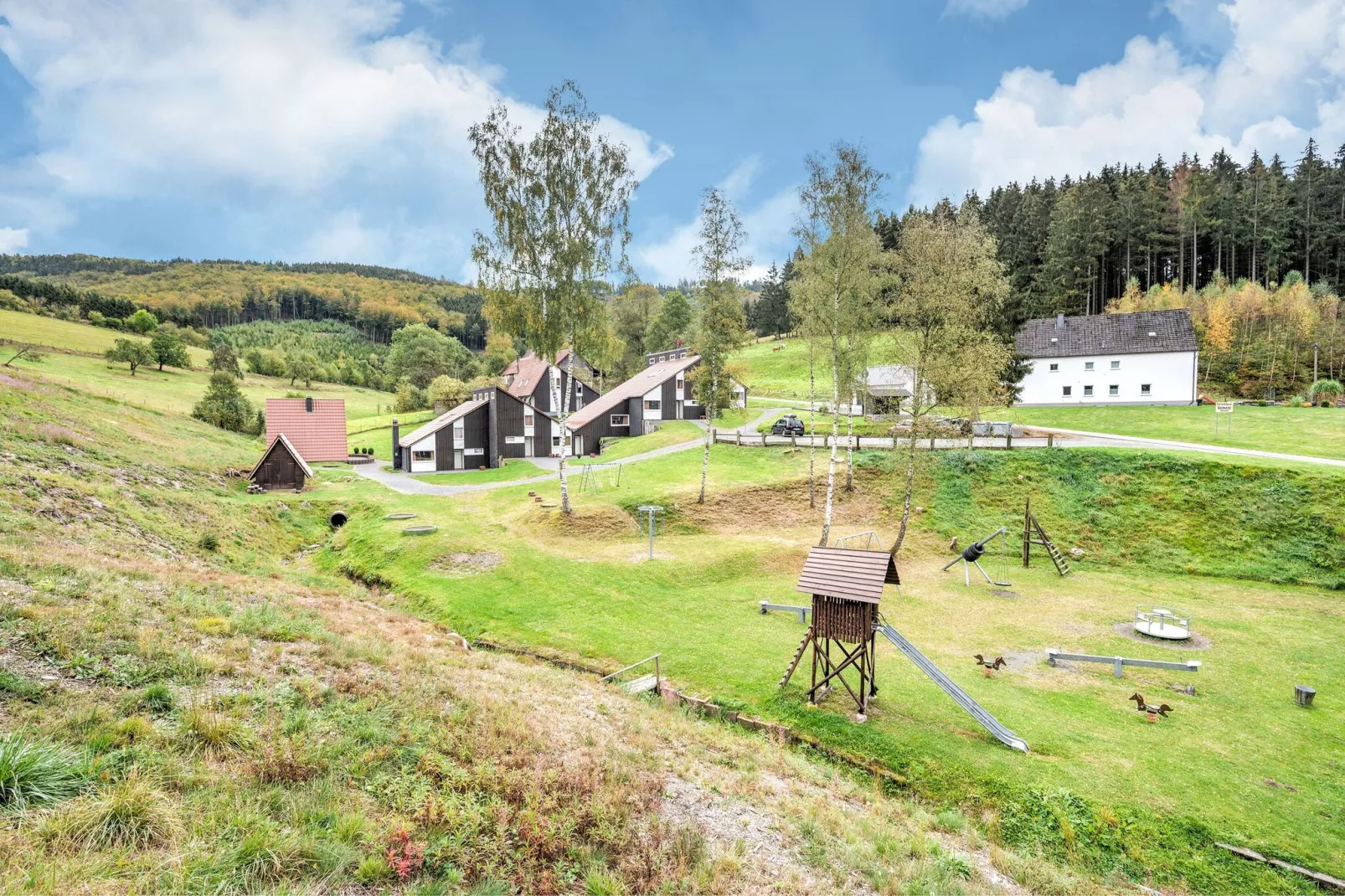 Dachsbau-Areas summer 1km