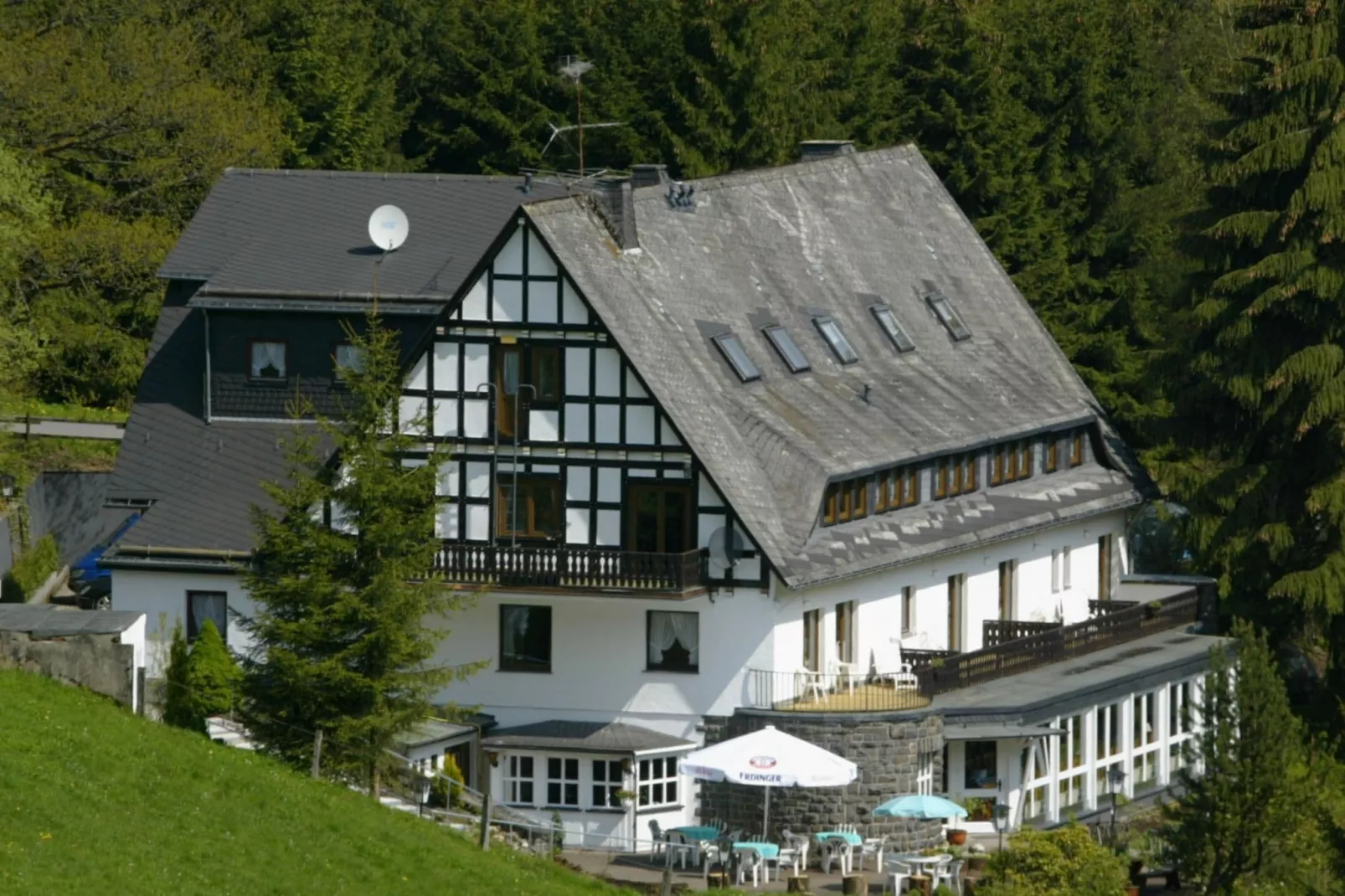 Landhaus Winterberg-Außenbereich Sommer
